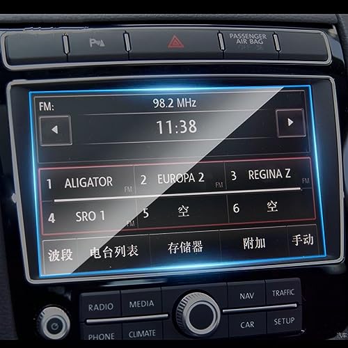 Film protecteur d'écran LCD en verre trempé VW Touareg 2011-2018 pour système de navigation GPS 8"