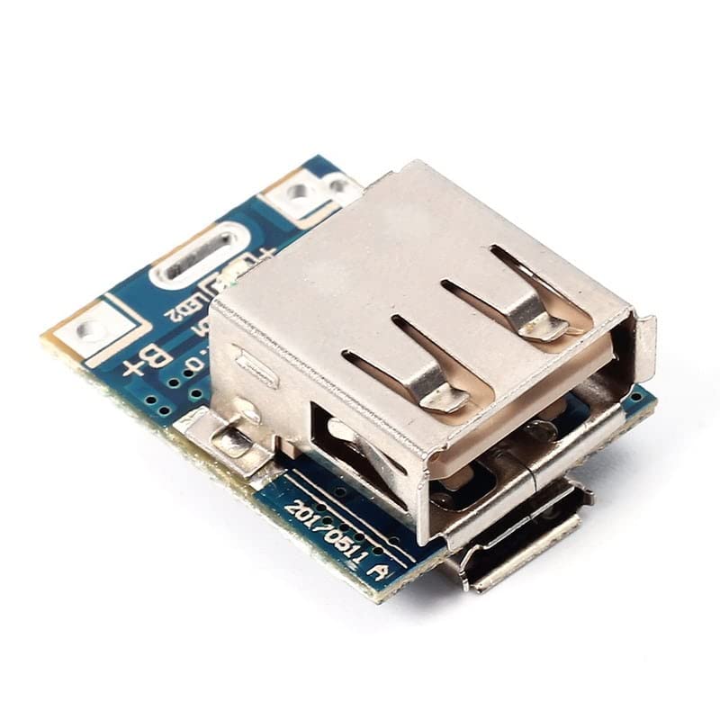Image of 5V Lithium Battery Charger Step Up Protection Board Boost Power Module Micro USB Li-Po Li-ion 18650 for Power Bank Diy