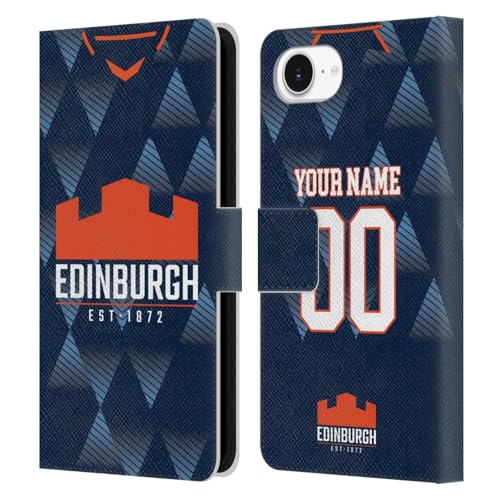 Coque cuir iPhone 17 Edinburgh Rugby édition haut de gamme personnalisée