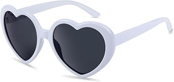 Heart Sunglasses for Women Men Fashion Lovely Shaped Sunglasses Vintage Cute Sun Glasses for Women