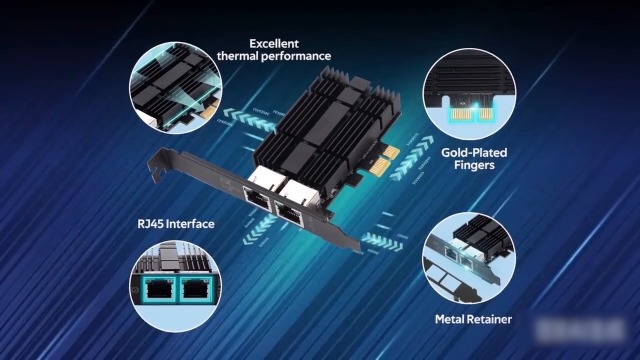 Amazon.com: REKONG Dual Port 2.5G PCIe NIC, Intel I226 Chip, NAS