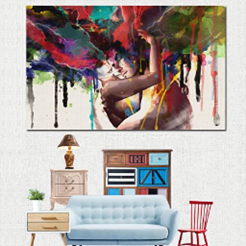 Art moderne de toile pour décoration maison tableau abstrait - 2