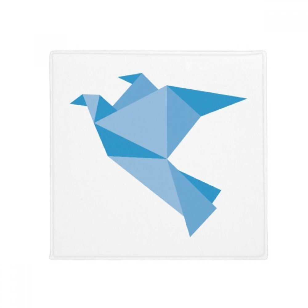 Tapis de sol anti-dérapant pigeon bleu origami 80cm pour une cuisine propre et sécurisée