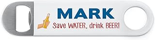 Save Water Drink Beer Bottle Opener Gift For Boyfriend Husband Son Brother Uncle Cousin Dad Grandad, Personalised Funny Bottle Opener Gift For Him Men, Home Bar Gifts For Men, Metal Bottle Opener