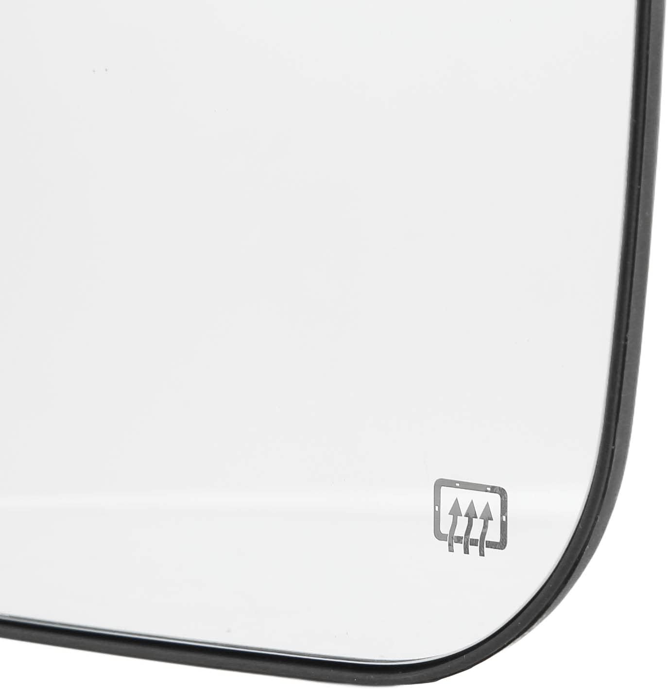 Yctze Heated Mirror Glass Left Driver Side 68067729AA exterior mirror replacement glass68067729AA Left Driver Side Heated Mirror Glass Rear View