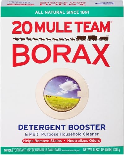 Borrax Cleaning Agent for Stain Removal – Detergent & Cleansing Booster for Laundry – Multipurpose Home Borax Powder Cleanser & Deodorizer
