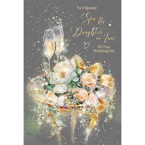 Luxury Wedding Day Greeting Card by Cherry Orchard Cover