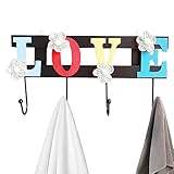 Gain de place : suspendez vos affaires avec style grâce à nos crochets muraux Love. Ces crochets en bois sont un moyen facile de décorer les murs tout en offrant suffisamment d'espace de suspension pour les manteaux, écharpes, chapeaux et plus encore. De plus, leur fonction de montage mural permet d'économiser un espace précieux, gardant votre maison organisée et sans encombrement.