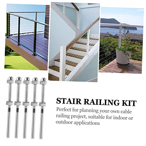 Kit garde-corps à câbles balcon moderne pour sécuriser terrasse et escalier - 6