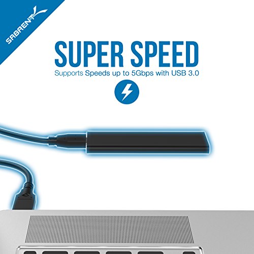 Sabrent M.2 Sata Ssd To Usb 3.0 Aluminum Enclosure (Ec-M2Mc) #TOP5