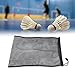 Sports Ball Bag, 2Pcs Mesh Balls Bag Drawstring Tennis Balls Bag Polyester Shoes Storage Organizer Sports Equipment for Shoes Tennis Badminton