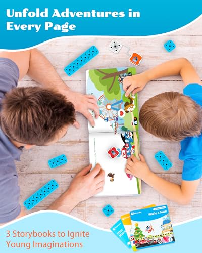 WhalesBot A1 & E7 Pro Coding Robot, Multiple Sensors Coding Block Building Set, Multiple in 1 Story Based Tutorial, STEM Toys for Kids 3-4/8-12 Years, Gift Choice for Children