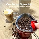 Andrew James Electric Coffee Grinder, Bean, Nut & Spice Grinder, Powerful Compact Grinder for Home Kitchen, One Touch Operation 150w with 70g Basin, Includes Cleaning Brush (Red) - Image 9