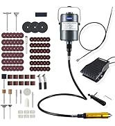 CTISMICE Flex Shaft Grinder Power Rotary Tool, 380W 500-23000RPM Flexible Shaft Machine Sets with...