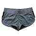 LETSQK Women's Sexy Yoga Booty Pilates Terry Running Sports Shorts Grey S