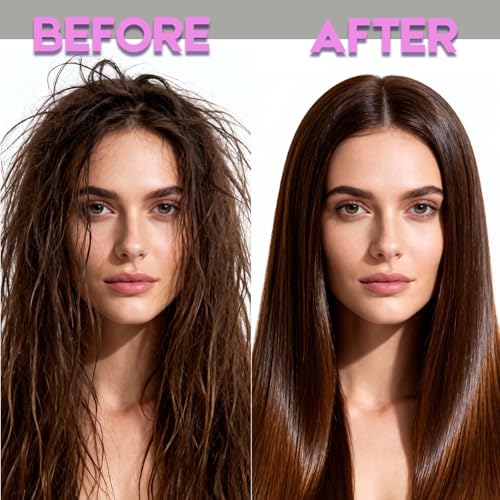 Image of Detangler Brush for Curly Hair, Lightweight Curly Hair Brush with Vented Design for Easy Glide, Effortlessly Detangles Without Pulling or Snagging, Suitable for All Wet and Dry Hair Types (Pink)