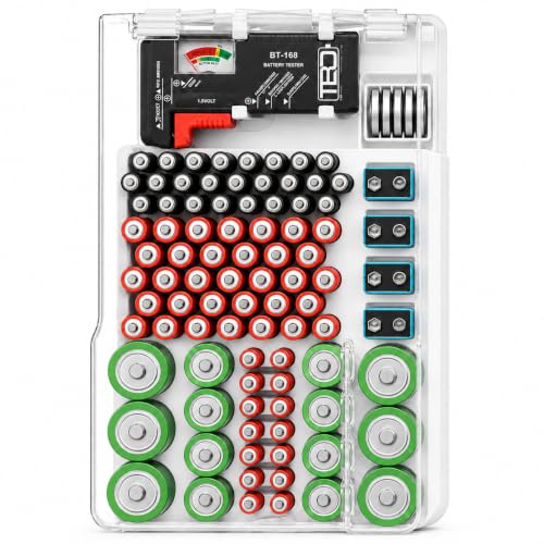 THE BATTERY ORGANISER and Tester with Cover...