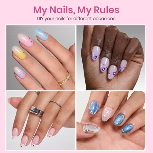 Image of Beetles Gel Nail Tips Etch-X- Almond Short, 384pcs 12 Sizes Pre-Etched | Half Matte Full Cover Soft Gel Nail Tips, Press on False Nail Extension Acrylic Fake Nails, Easy DIY Salon Art