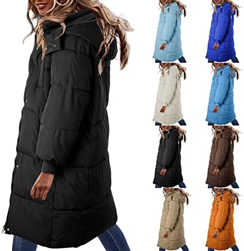 Luckywaqng Trenchcoat dames casual midi-capuchon windjack overgangsjas lentejas vest met capuchon vrouwen met verstelbaar trekkoord met knopen met zakken outdoor jas windbreaker, rood, XXL