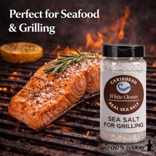 Sal marina gruesa 16 oz White Ocean by 100% Gourmet miniatura 3