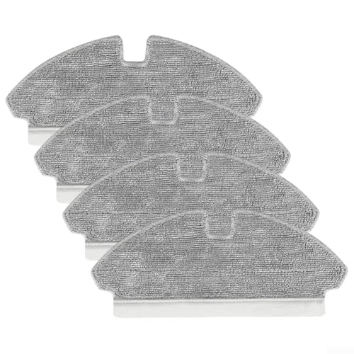 For Mova M1 And For Trouver M1 Robot Vacuum Mop Cloths, Microfiber Replacement Pads For Efficient Cleaning, 4-Pack(4 PACK)