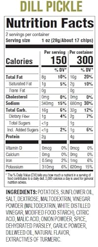 Hal's New York Kettle Cooked Gluten Free Dill Pickle Flavored Potato Chip Crisps, 2 Oz (Pack Of 24) #TOP1