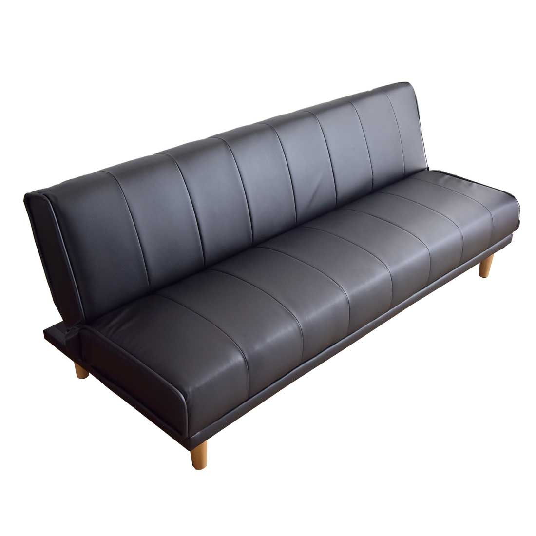 Amazon｜タンスのゲン 3人掛け ソファーベッド 幅180㎝ リクライニング