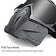 LAMEDA Motorradbrille Maske Herren Damen Motorrad Schutzbrille Schutzmaske Gesichtsmaske Skibrille Motocrossbrille für Motorrad Ski Snowboard
