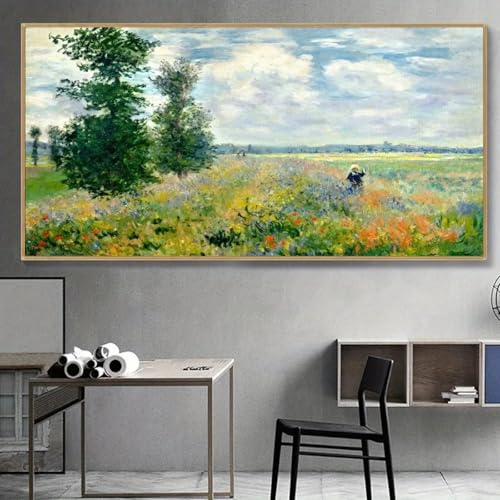 Art sur toile abstrait TONGYINLI pour habiller un mur vide de chambre sans encombrer l'espace