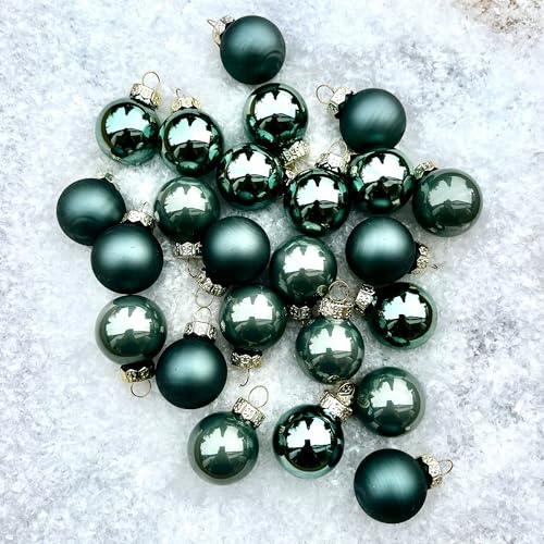Kleine Baumkugeln aus Glas Ø 2 cm/2,5 cm/3 cm - Christbaumkugeln...