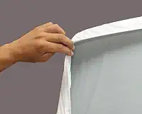 Senior Care Lençol Protetor Com Elástico Geriátrico Pne Pvc Siliconizado Casal 1 90 X 1 40M (Branco)