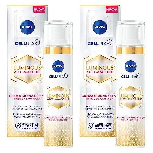 Nivea Cellular Luminous630 Crema Giorno SPF 50 - 2 x 40ml