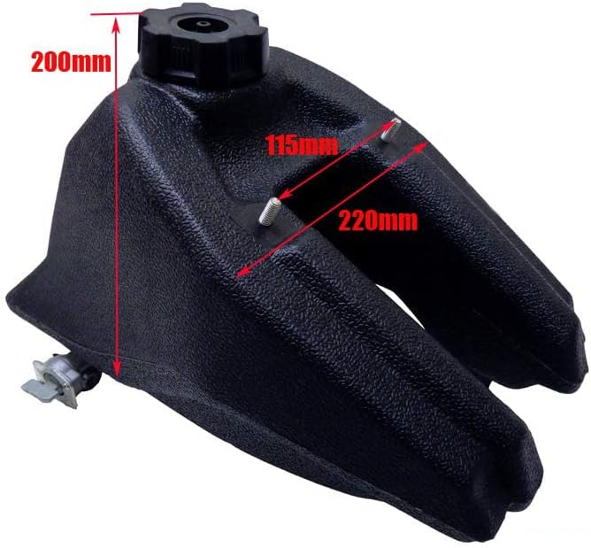 Gas Fuel Tank for Kazuma Meerkat Redcat KMX50 Hensim 50cc 70cc 90cc Kids ATV Quad 4 Wheeler