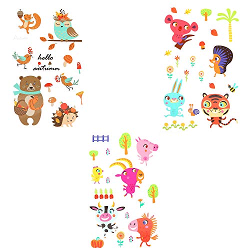 Kid's Fun Temporary Tattoos - More Than 200 Animal-Themed Easy-to-Use Tattoos for Children (21 Sheets) - Thumbnail 5