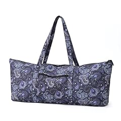 Tote-Blue Cashew Flower
