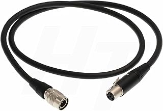 HangTon 12V Power Cable for Sound Devices Scorpio 888 833 Audio Mixer Recorder, BDS Hirose 4 Pin to TA4F Mini XLR 4-pin Female 45cm
