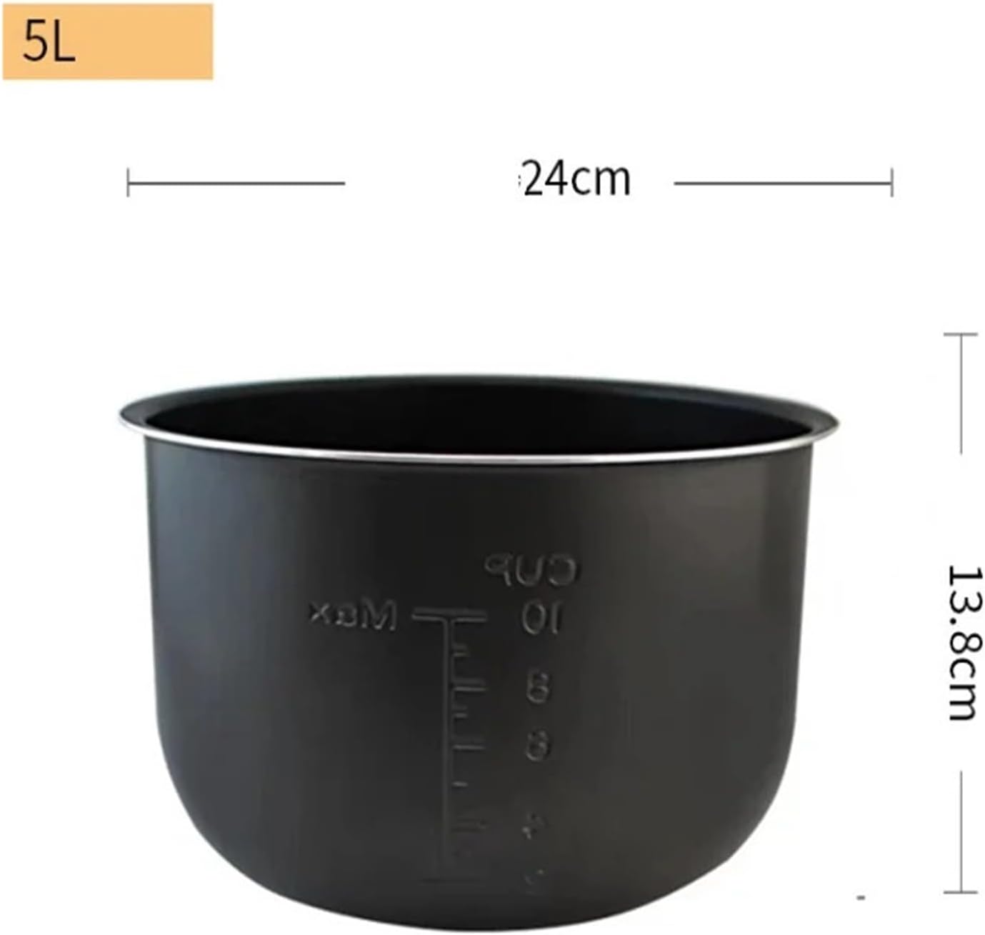 Electric Pressure Cooker Inner Bowl,Compatible For Redmond,RMC-PM503 Replacement Inner Cooker 5L
