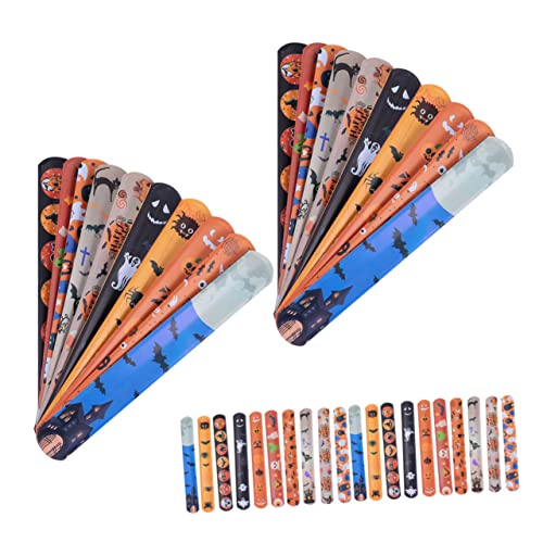 Bracelets Claqués Halloween en PVC pour Animation de Fête Enfant