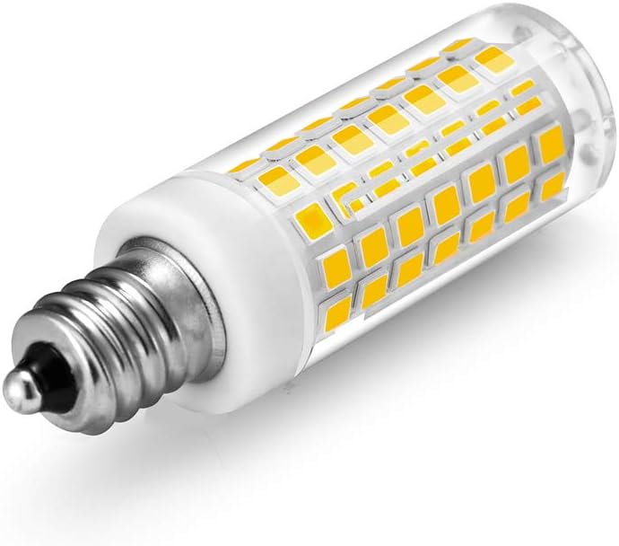 E12 LED Bulb 6W, E12 Candelabra Bulb 60W Equivalent, 550LM, Dimmable Daylight White 6000K E12 Bulb,6-Pack