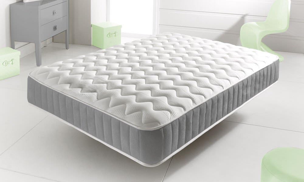 Palm Grey Quilted Memory Mattress - 5FT Kingsize