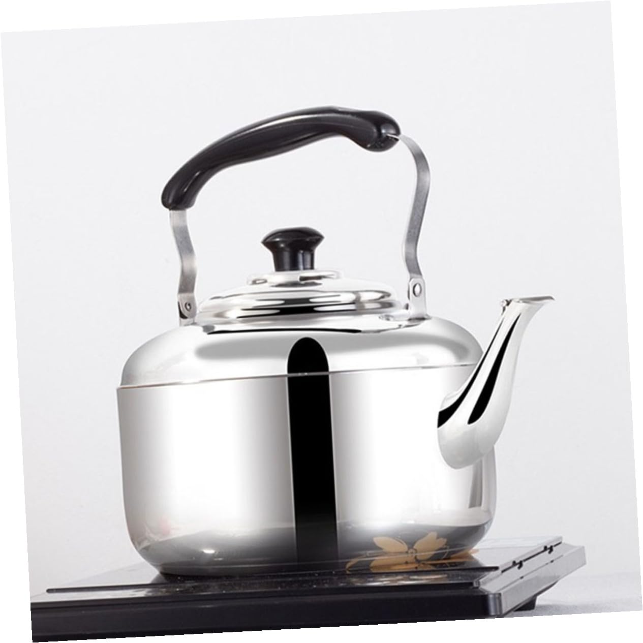 Tetera Silbante de Acero Inoxidable 7l Plata para Agua