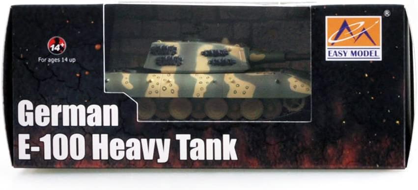 Trumpeter Easy Model 35119 German E-100 Heavy Tank - 1/72 Scale - Plastic Model