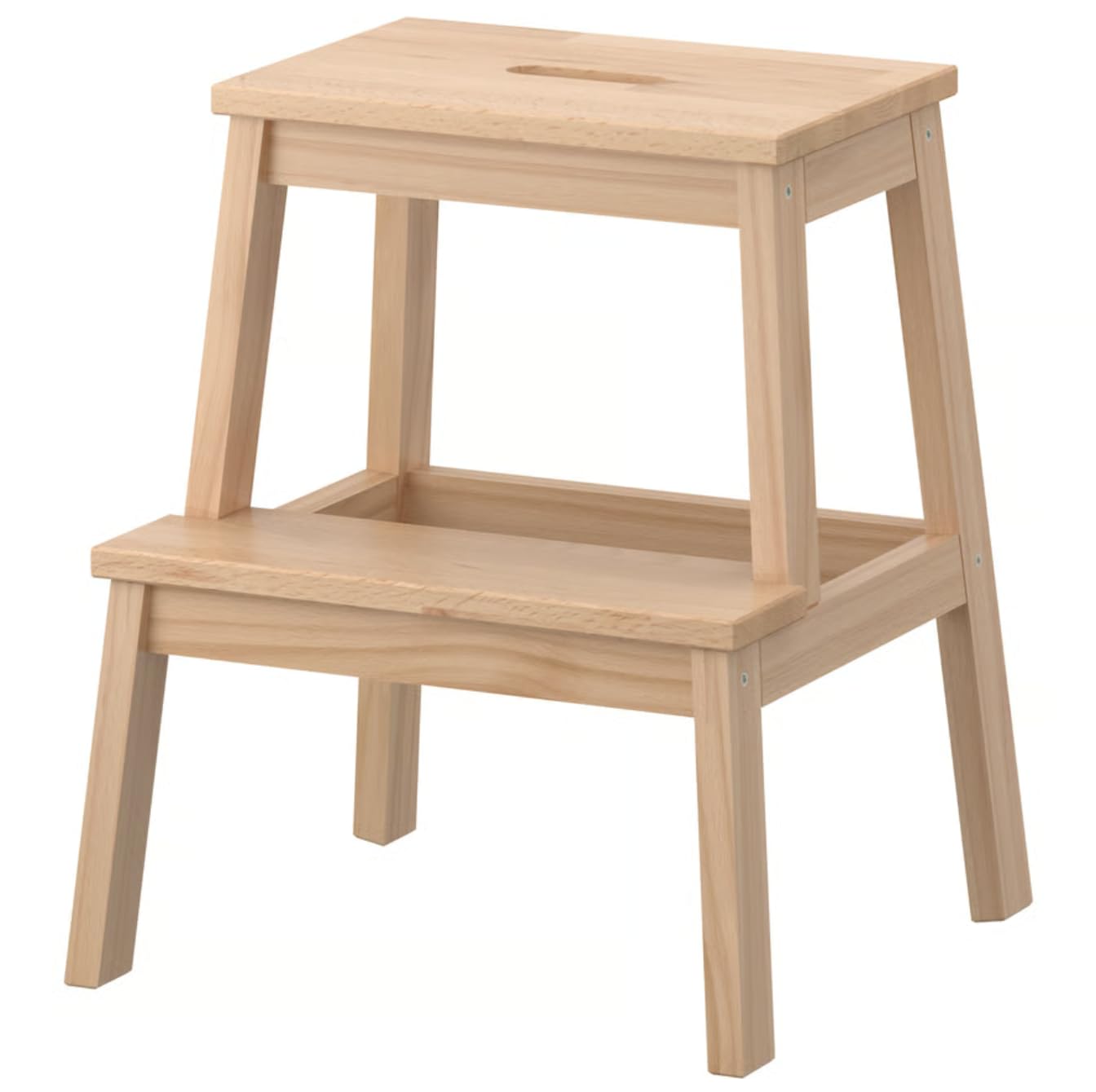 Taburete BEKVAM de IKEA, 50 cm, Aspen, Material de Madera Maciza Natural.