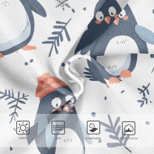 Cute Penguins Seamless Boys' Underwear 100% Cotton Boys' Briefs Soft Toddler Underwear3