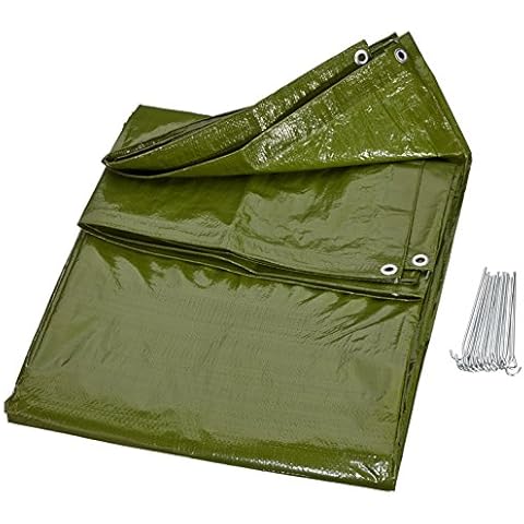 10T Zeltplane GS 200x300 wasserdichte Bodenplane Zelt-Boden Tarp Abdeckplane Grün Cover