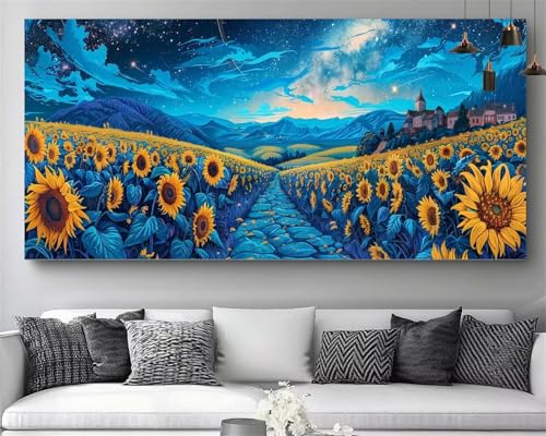 Diamond Painting Ciel Étoilé XXL : Finis les petits motifs flous avec cette broderie 70x140