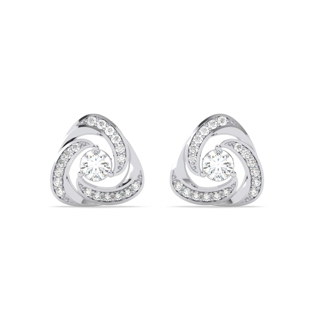 clara 925 Sterling Silver Bianca Solitaire Pendant Earrings Chain Necklace Jewellery Set | Platinum Plated, Swiss Zirconia | Gift for Women and Girls-picture-18