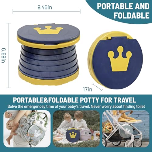Image of Portable Potty for Toddler,Travel Potty Seat for Toddler,Travel Toilet Kids