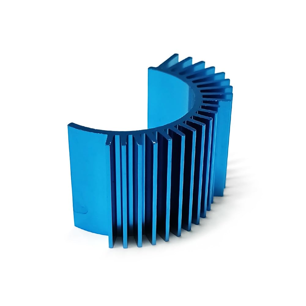 STASRC Motor Heat Sink Suitable for HSP Sakura 1/10 540/550 Brushless/Brushed Motor RC Car (Blue)