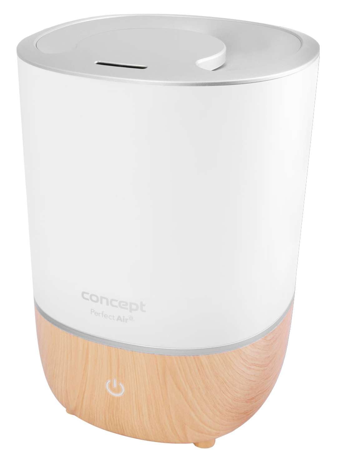 Concept Hausgeräte ZV1200 Perfect Air Humidificador de aromaterapia, 4 litros, 3 niveles de intensidad de vapor, adecuado para habitaciones de hasta 30 m2 (blanco)